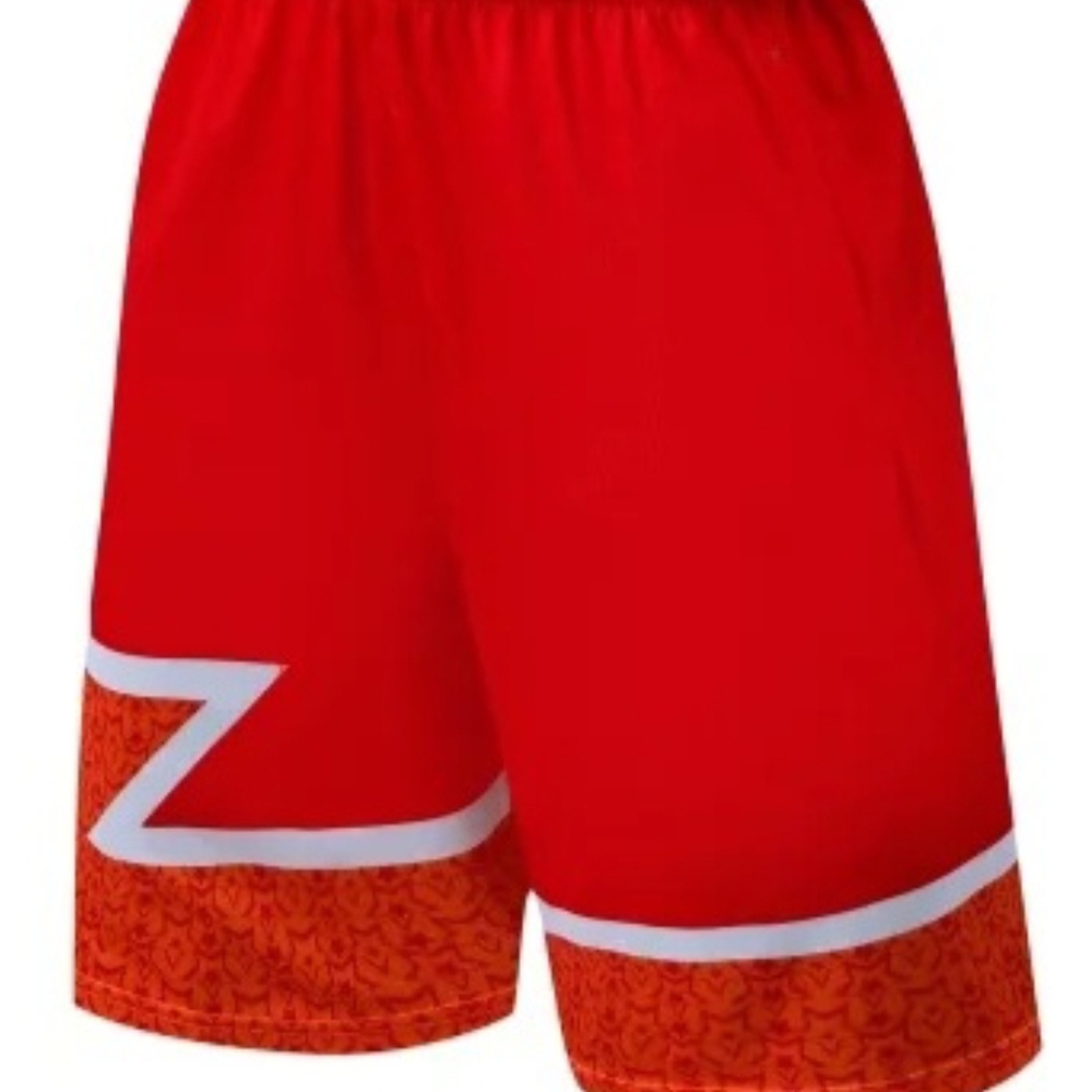 Red Athletic Men's Shorts